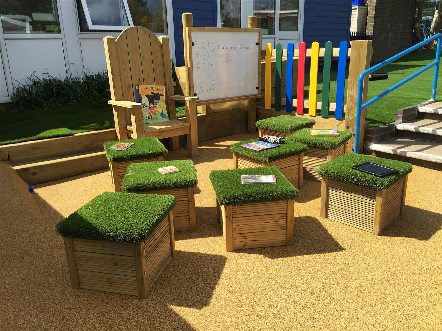 Hutton All Saint's Early Years Outdoor Classroom Pentagon Play